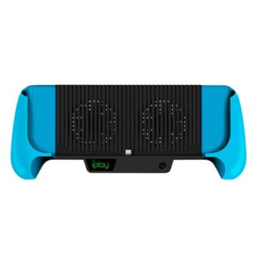 IPLAY Charging Grips Stand Cooling Fan for Switch Lite (Blue) - 1
