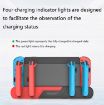 DOBE TNS-0122 Gamepad Charging Dock for Switch OLED - Red Black - 7