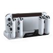 DOBE TNS-0122 Gamepad Charging Dock for Switch OLED - White Black - 1