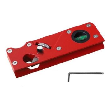 Woodworking Hand Planer, Red - Adjustable Depth & Multi-Angle Chamfering - 1