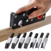 Woodworking Multi-Angle Chamfering Hand Planer - Black + 6 Blades - 9