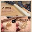 RUITOOL Small Woodworking Planer - Metal Short Edge Trimming Chamfer Planer - 9
