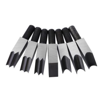 Adjustable Depth Woodworking Chamfering Planer - 7 PCS Cutter Head - 1