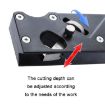 Adjustable Depth Woodworking Chamfering Planer - 7 PCS Cutter Head - 4