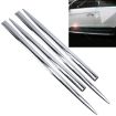 4 PCS Car Door Edge Guard Protection Strip Sticker - Silver - 1
