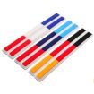 Car Rearview Mirror Door Side Decoration Rubber Strips (France White) - 2