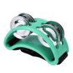 Aluminum Percussion Cajon Foot Bell, Green - 10 x 8 x 4cm - 2
