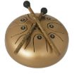 Picture of MEIBEITE 5.5-Inch C-Tune Sanskrit Drum Steel Tongue Empty Worry-Free Drum (Golden)