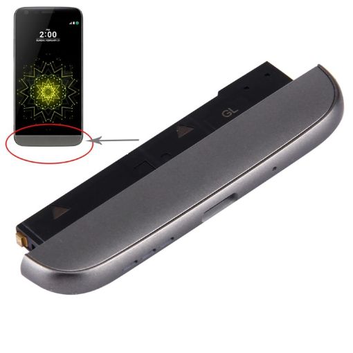 LG G5 Bottom Module - Charging Dock, Microphone, Speaker - Grey - 1