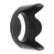 77mm Lens Hood for Cameras - Screw Mount - Black - 2