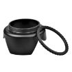 72mm Lens Hood for Cameras - Screw Mount - Black - 3