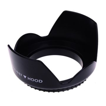 67mm Lens Hood for Cameras - Screw Mount - Black - 1