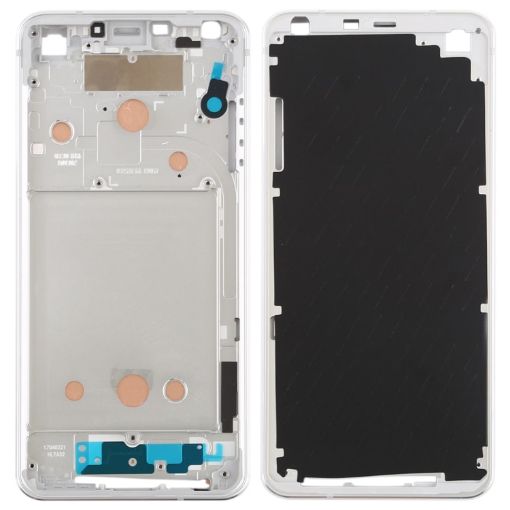 Front Housing LCD Frame Bezel Plate for LG G6 Silver - 1
