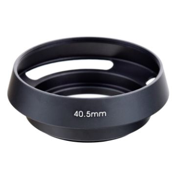 40.5mm Metal Vented Lens Hood for Leica - Black - 1