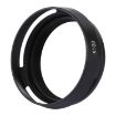 49mm Metal Vented Lens Hood for Fujifilm X100 - Black - 1