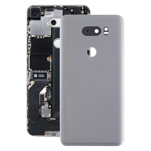 Silver Battery Back Cover with Camera Lens for LG V30 - Shop Now! - 1