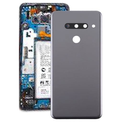 Battery Back Cover for LG G8 ThinQ Silver - 1