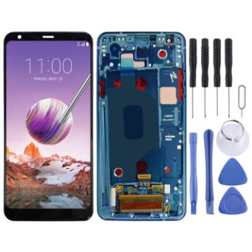 LG Stylo 4/Q710 TFT LCD Screen Digitizer Assembly (Blue) - 1