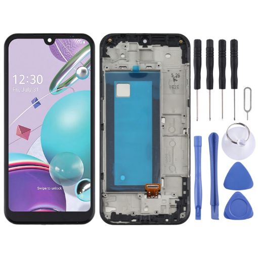 TFT LCD Screen for LG K31 LM-K300Q - Black - 1