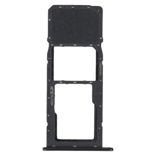LG K41S SIM Card Tray + Micro SD Card Tray - Black - 1