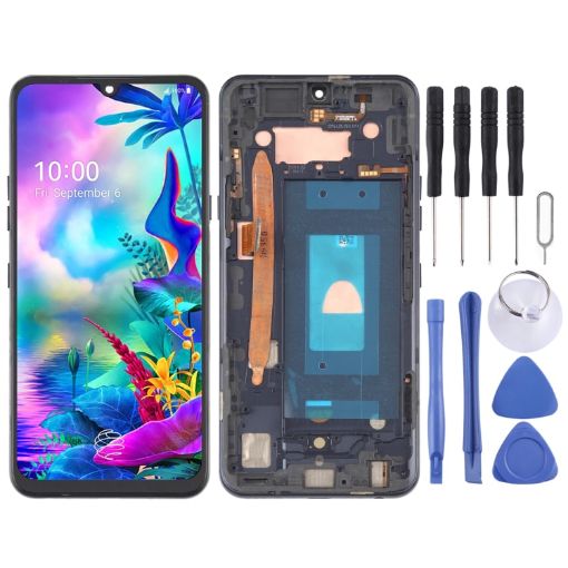 LCD Screen for LG G8X ThinQ Digitizer Assembly with Frame - 1