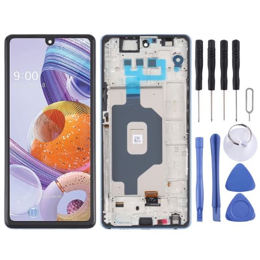 LCD Screen for LG Stylo 6/K71 Digitizer Assembly (Blue) - 1