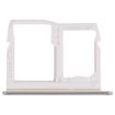 Nano SIM Card Tray + Micro SD Card Tray for LG Stylo 6/K71 Silver - 1