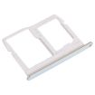 Nano SIM Card Tray + Micro SD Card Tray for LG Stylo 6/K71 Silver - 2