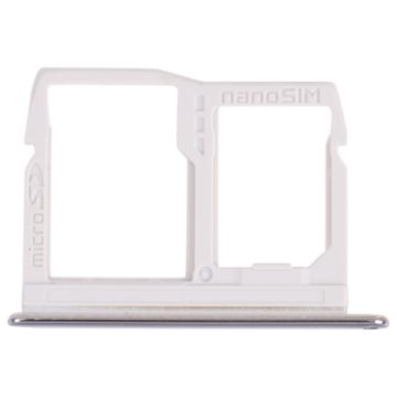 Nano SIM Card Tray + Micro SD Card Tray for LG Stylo 6/K71 Grey - 1