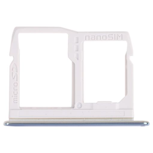 Nano SIM Card Tray + Micro SD Card Tray for LG Stylo 6/K71 Blue - 1