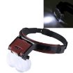 Adjustable Dentistry Head Magnifier with LED Light & 4 Lenses - 1