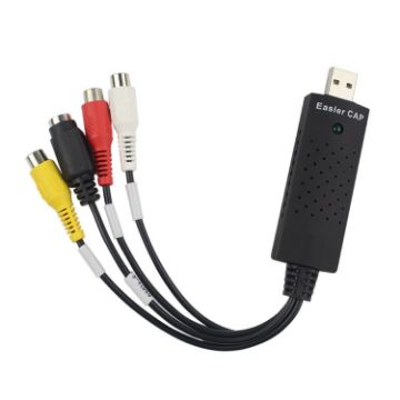 Portable USB 2.0 Video + Audio RCA Female to Female Connector - 1