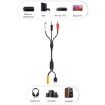 Coaxial Audio to 3.5mm + Dual RCA Converter - Buy Now - 3