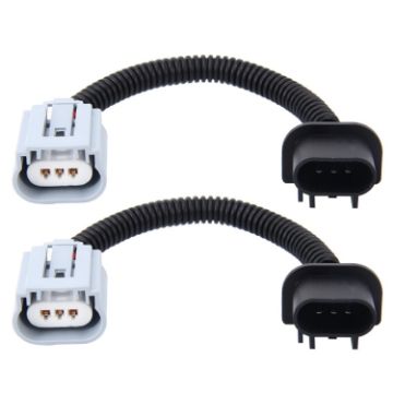 2 PCS H13 Car HID Xenon Headlight Male to Female Conversion Cable - 1