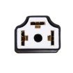 2 PCS H4 Car Auto LED Bulb Ceramic Insulation Socket Holder - 4
