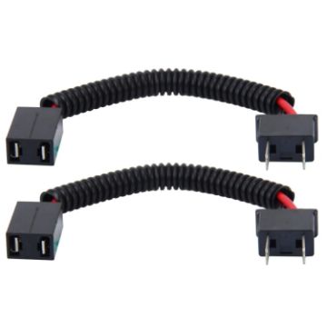 2 PCS H7 Car HID Xenon Headlight Male to Female Conversion Cable - 1