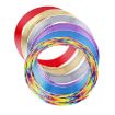 Blue Car Wheel Hub TRIM Mouldings - Scratchproof & Flexible - 9