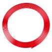 Red Car Wheel Hub Trim Mouldings - Scratchproof & Flexible - 8M Strip - 2