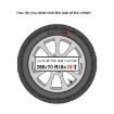 Picture of Motorcycle 18inch Wheel Stickers Modified Wheel Reflective Stickers (Orange)