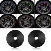Car Wheel TPE Protection Ring Bumper Decoration - Black - 1