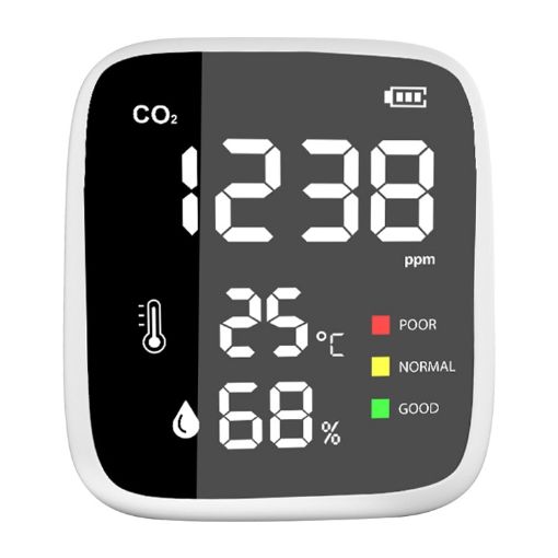 DM1308B Carbon Dioxide Detector Monitor with LED Display - 1