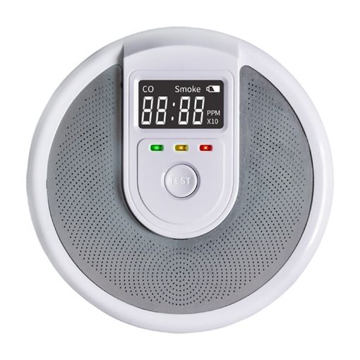 JSN-999COM Live Voice Alarm Smoke Carbon Monoxide Detector - 1