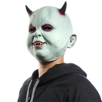 Halloween Devil Vampire Frightened Mask - Party Headgear - 1