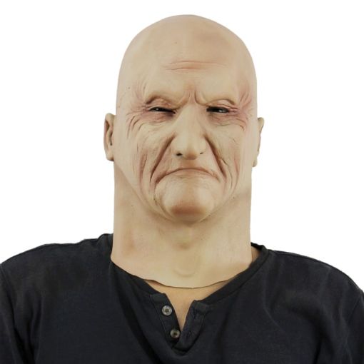 Halloween Festival Party Latex Underworld Boss Frightened Mask - 1