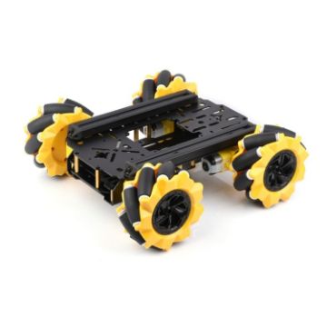 Picture of Waveshare Smart Mobile Robot Chassis Kit, Chassis:With Shock-absorbing (Mecanum Wheels)