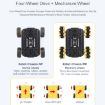 Waveshare Smart Mobile Robot Chassis Kit with Shock-absorbing Mecanum Wheels - 7
