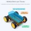 Waveshare Smart Mobile Robot Chassis Kit with Shock-absorbing Mecanum Wheels - 9