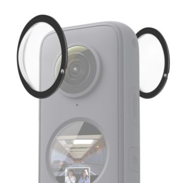 PULUZ Lens Guard PC Protective Cover for Insta360 One X2 - Black - 1