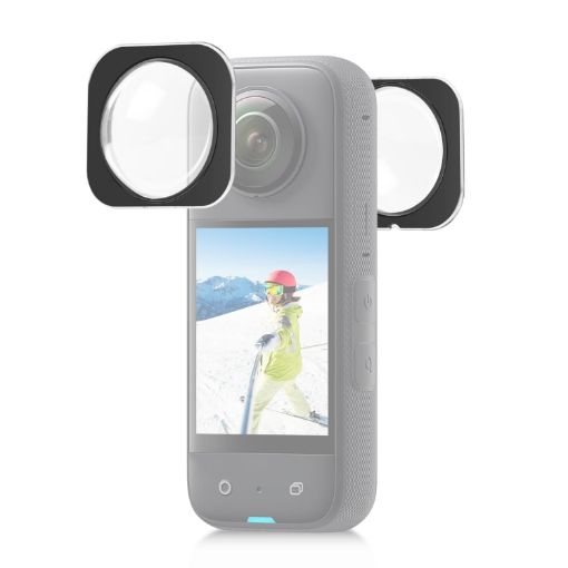 Insta360 X3 PULUZ Lens Guard Protective Cover - Black - 1