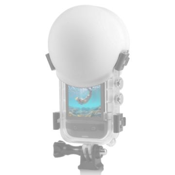 Insta360 X3 PULUZ Dive Case Lens Guard Silicone Cover (White) - 1